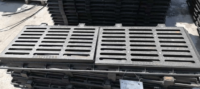 含山球墨铸铁连体双篦展示