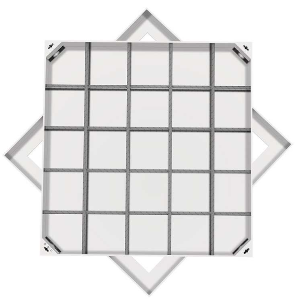 含山不锈钢方井展示